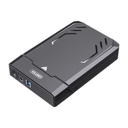 優(yōu)越者移動硬盤盒3.5英寸USB3.0高速臺式電腦筆記本外接usb轉(zhuǎn)sata機(jī)械SSD固態(tài)硬盤盒子 【帶電源】Y-3035BK