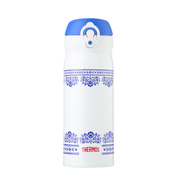 膳魔师（THERMOS）保温杯 400ml 进口 不锈钢 保温保冷杯 儿童水杯 JNL-402 青花瓷