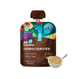 Enoulite 英氏 有機嬰兒輔食西梅蘋果泥 70g