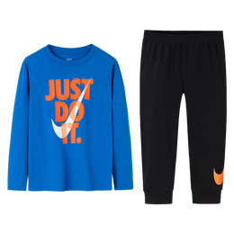 NIKE 耐克 兒童運動長袖長褲2件套裝