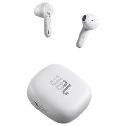 JBL 杰寶 WAVE FLEX 半入耳式真無線降噪藍(lán)牙耳機(jī) 珍珠白