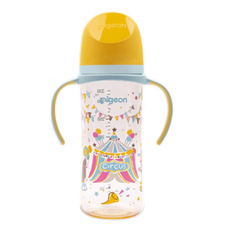 Pigeon 貝親 自然實感第三代FUN系列 AA225 PPSU奶瓶 彩繪款 330ml 馬戲團