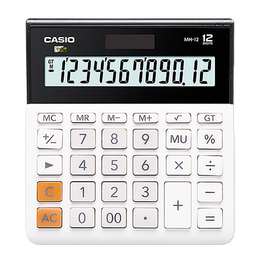 CASIO 卡西歐 專業(yè)計算系列 MH-12 計算器 白色