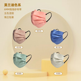 PLUS會(huì)員：卓歌 莫蘭迪彩色一次性口罩 獨(dú)立包裝 50只裝