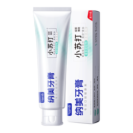 纳美（Namei） 小苏打牙膏亮白牙齿清新口气去黄去牙渍清洁牙齿护龈薄荷香型 绿茶 120g*1支