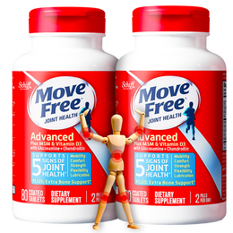 Move Free 益節(jié) 氨糖軟骨素鈣片 80粒/瓶*2