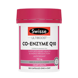 斯维诗Swisse辅酶Q10澳洲进口原装软胶囊提高免疫力舒缓保护心脏150mg高含量呵护心血管健康 【可吃6个月】 共180粒单瓶装