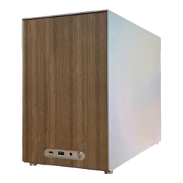 小喆优品小喆C5全铝MATX/ITX主板ATX电源240水冷支持RTX4070S/4060ti显卡副屏桌面台式组装电脑主机机箱 小喆C5 银色