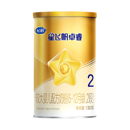飞鹤星飞帆卓睿2段750克（6-12月龄）较大婴儿配方奶粉 6罐