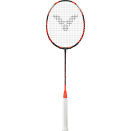 威克多（VICTOR）胜利专业级羽毛球拍大鬼斩tk-onigiri全碳素超轻碳纤维进攻型单拍 TK大鬼斩-橘红色+70线+拍套+手胶 4U(80-84.9克)