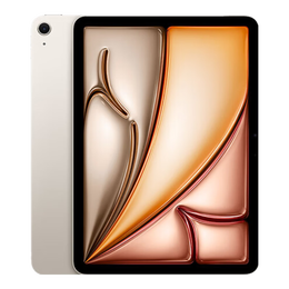 Apple/苹果 iPad Air 11英寸 M2芯片 2024年新款平板电脑(Air6/128G WLAN版/MUWE3CH/A)星光色