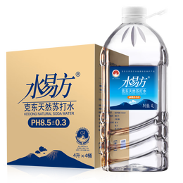 PLUS會員：SYF 水易方 天然蘇打水 4L*4桶