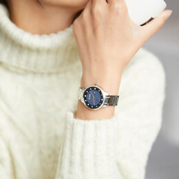 精工（SEIKO）旗下腕表品牌雅柏女士石英手表镶钻进口时尚女表新年礼物AH7W29X1