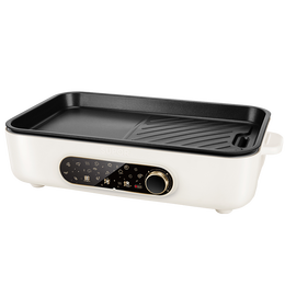 蘇泊爾（SUPOR）烤肉鍋電烤盤 家用電燒烤爐 電烤爐多功能 烤串烤肉一體 不沾烤串機 可拆3-6人用 GJ3723P805