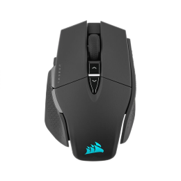 USCORSAIR 美商海盜船 M65 ULTRA 2.4G藍(lán)牙 雙模無線鼠標(biāo) 26000DPI RGB 黑色
