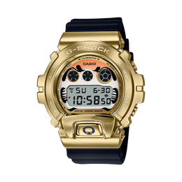CASIO 卡西歐 G-SHOCK達(dá)摩聯(lián)名款 男士石英腕表 GM-6900GDA-9PR