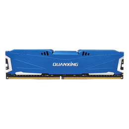 QUANXING 銓興 DDR4 3200MHz 臺式機(jī)內(nèi)存 馬甲條 藍(lán)色 32GB