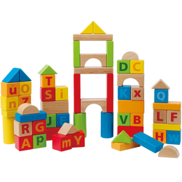 Hape E8007 木質(zhì)積木 60粒