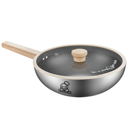 COOKER KING 炊大皇 B.Duck小黃鴨聯(lián)名款 CG32XHYG 炒鍋(32cm、不粘、有涂層、316L不銹鋼)