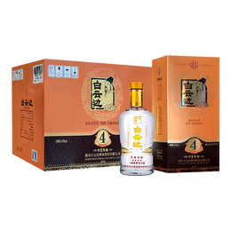 白云邊 4星四星陳釀 濃醬兼香型白酒 42度 500ml*6瓶整箱裝