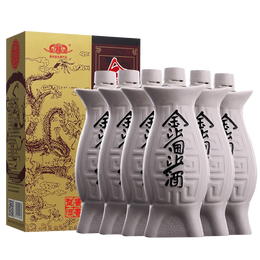 JINSHA 金沙 回沙酒 魚兒酒 醬香型白酒 53度 500ml*6瓶 整箱裝