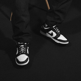 NIKE 耐克 Dunk Low Retro 男子運(yùn)動板鞋 DD1391-100 黑白 44.5