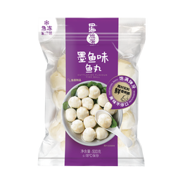 四海魚(yú)蛋 魚(yú)丸 墨魚(yú)味 500g
