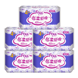 有券的上：Free 飛 夜用衛(wèi)生巾 4片*5包