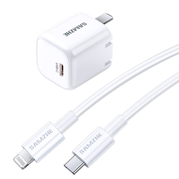 PLUS會員：SAMZHE 山澤 20W 迷你折疊充電頭