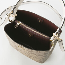 蔻驰（COACH）女包单肩包斜挎包水桶包Town 21奢饰品2312经典款送女友 日本直邮 IMRO8 仓库1 FREE