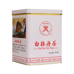 中茶 蝴蝶福建白茶5101一级白牡丹散茶 老树白茶 罐装礼盒茶叶 2023年三罐100g*3