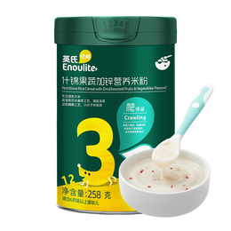 Enoulite 英氏 米粉 國產(chǎn)版 3段 什錦果蔬加鋅 258g