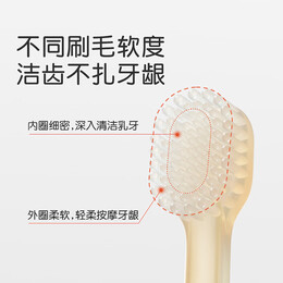 世喜婴儿牙刷0-1-2岁乳牙刷宝宝口腔清洁器小月龄硅胶刷毛