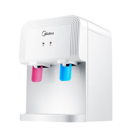 美的（Midea）饮水机家用台式桶装水办公室小型桌面迷你加热饮水器YR1220T 温热型