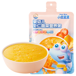 Deer Blue 小鹿藍(lán)藍(lán) 嬰幼兒蝦仁蔬菜營養(yǎng)粥 120g