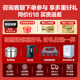 Leader海尔洗衣机全自动 带烘干洗烘一体 10公斤滚筒家用大容量超薄 一级能效除菌螨 以旧换新排名前十名 单洗无烘干丨变频电机丨双喷淋丨羽绒洗