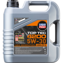 LIQUI MOLY 力魔 頂技4200 5W-30 SN級 全合成機油 4L
