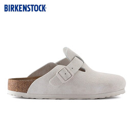 20點開始：BIRKENSTOCK 勃肯 Boston系列 牛皮絨面革拖鞋 BSBOSB356-N