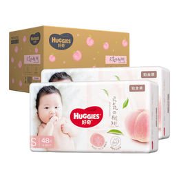 HUGGIES 好奇 鉑金裝紙尿褲 小桃褲 嬰兒尿不濕紙尿褲S96