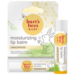 BURT'S BEES 小蜜蜂 Burt'sBees）寶寶潤唇膏 兒童唇膏嬰兒唇周膏 滋潤保濕溫和舒緩自然無香 4.25g