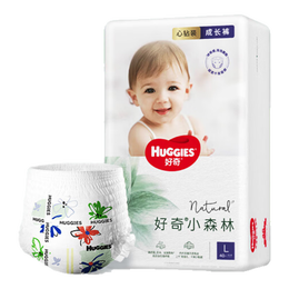 HUGGIES 好奇 心鉆裝小森林系列 嬰兒拉拉褲 L40片