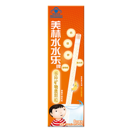 美林水水乐多种矿物质颗粒8吸管儿童电解质水补钙镁钾营养补充4-17岁