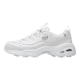斯凯奇（Skechers）小白熊丨老爹鞋女秋季新款透气复古潮流休闲学生跑步运动鞋小白鞋 银标小白熊/WSL 38.5
