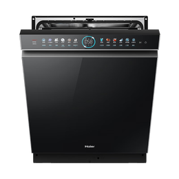 Haier 海爾 雙面洗嵌入式洗碗機(jī)云溪W5000Plus 升級(jí)18套+3大容量 雙重除菌 智能開門速干 EYBW18566JHU1
