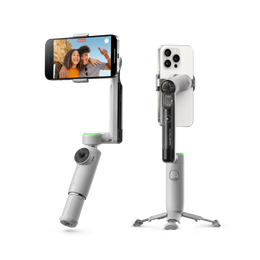 影石（Insta360）Flow Pro 手机稳定器手持云台智能跟拍防抖自拍杆三脚架便携可折叠美颜神器
