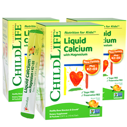 CHILDLIFE 嬰幼兒液體小綠鈣 30條*3盒