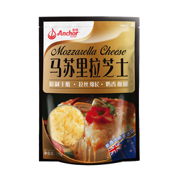 安佳(Anchor)新西兰进口 原制马苏里拉芝士碎208g*3 烘焙披萨焗饭意面