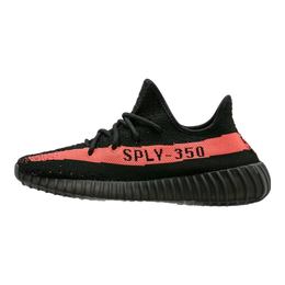 阿迪达斯Yeezy350黑粉椰子夏日透气男女时尚休闲鞋BY9612 38