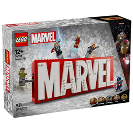 乐高（LEGO）积木拼装玩具 超级英雄漫威 76313漫威标识与小人仔14岁+生日礼物