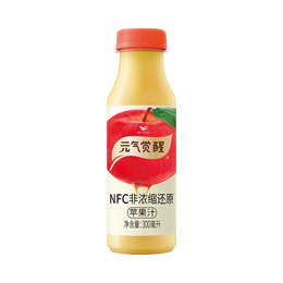 统一元气觉醒NFC苹果汁 300毫升*12瓶整箱装新老包装随机发货